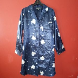 Mantles Teddy Bear House Coat Sz Medium